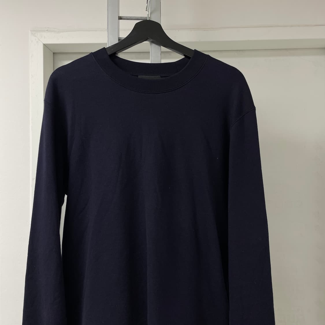 라프시몬스 R로고 네이비 맨투맨 S 상품이미지2