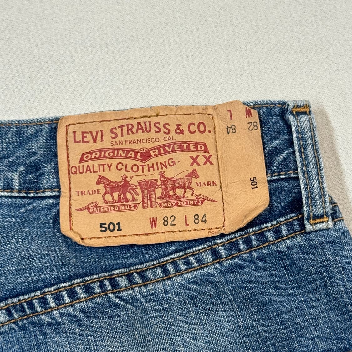 32inch) 리바이스 501 버튼플라이 데님 청바지 Korea 상품이미지4