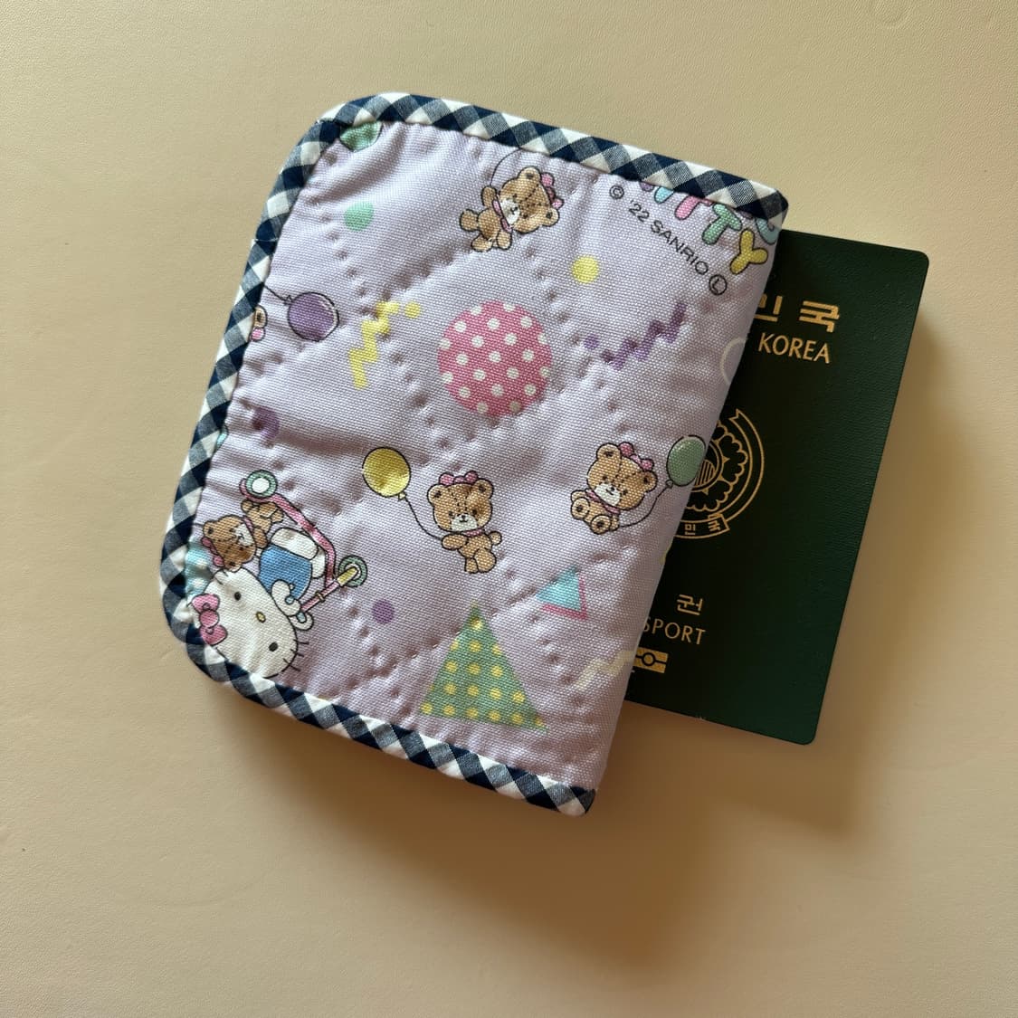 키티 여권파우치 / 다이어리 파우치 / 핸드메이드 상품이미지3