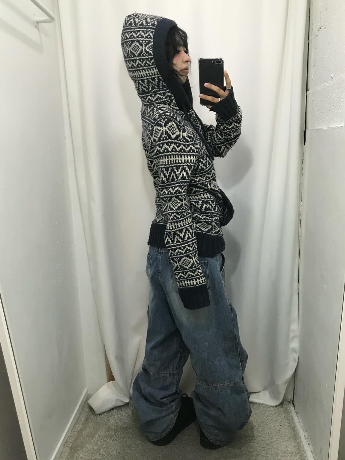 Hollister Knit Hood Zip-Up 상품이미지5