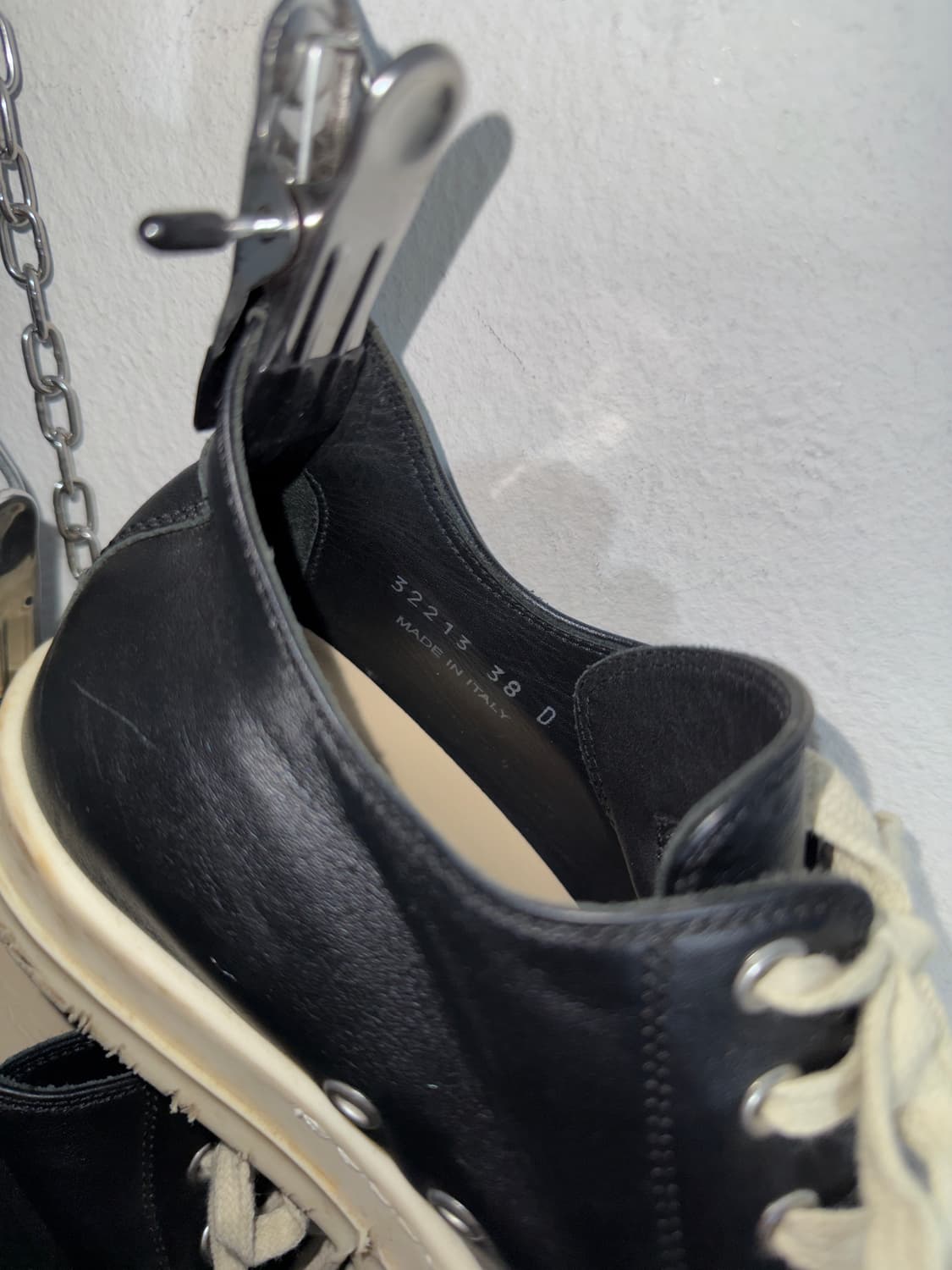 릭오웬스 라몬즈 로우 스니커즈 상품이미지5