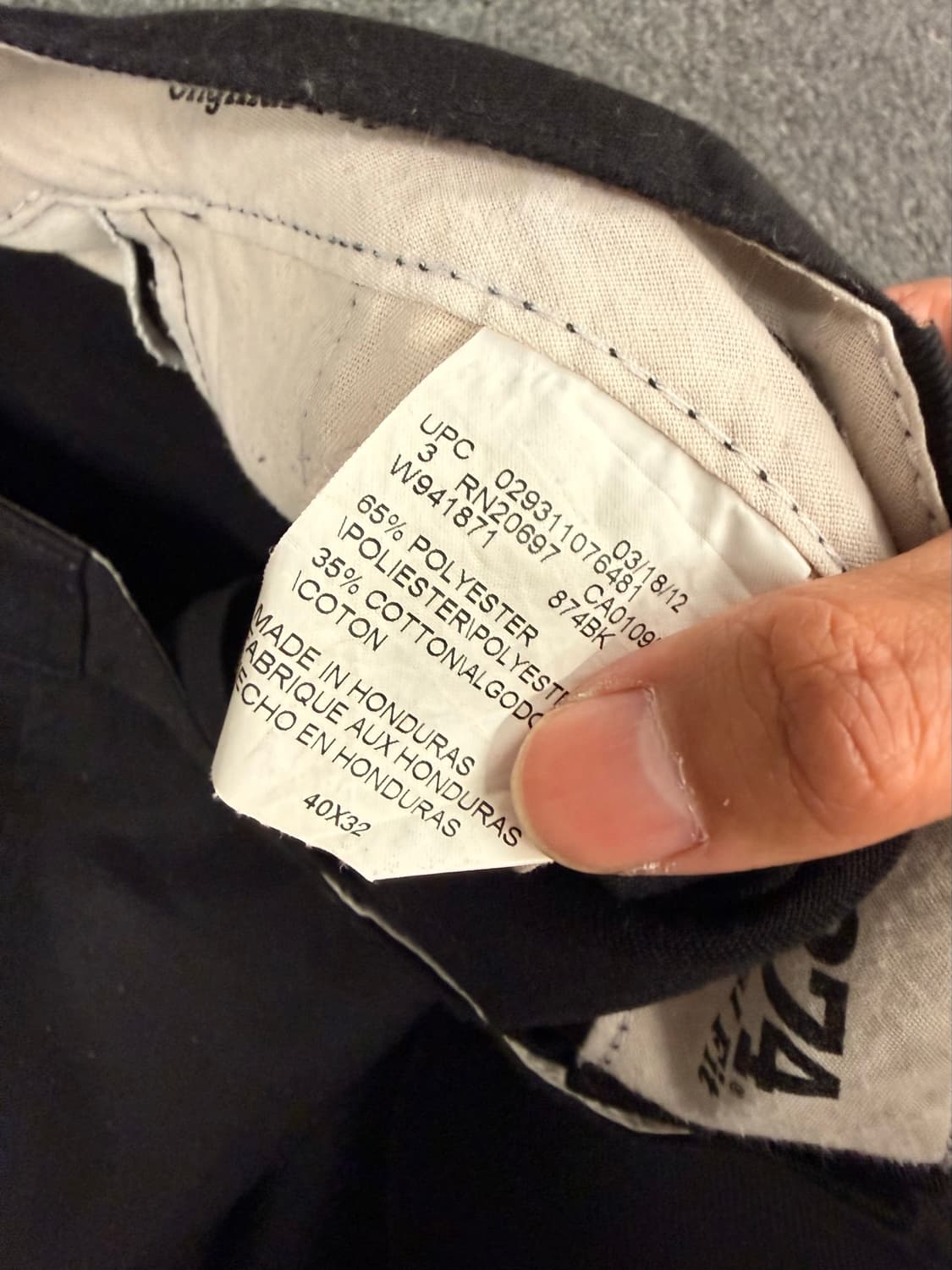 40)디키즈 874 블랙 워크팬츠 상품이미지6