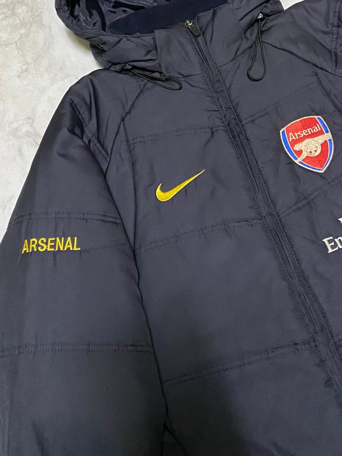 나이키 아스날 누빔 자켓 점퍼 사이즈 100 상품이미지3