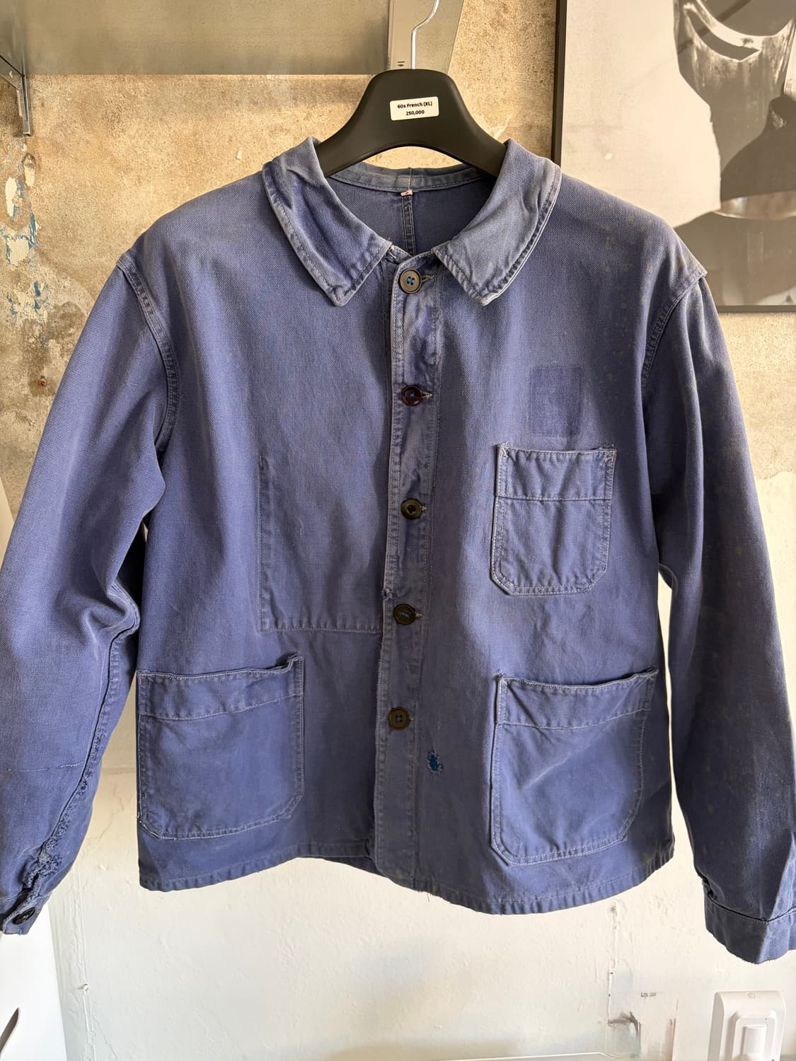 60s distressed 프렌치 워크 자켓 상품이미지1