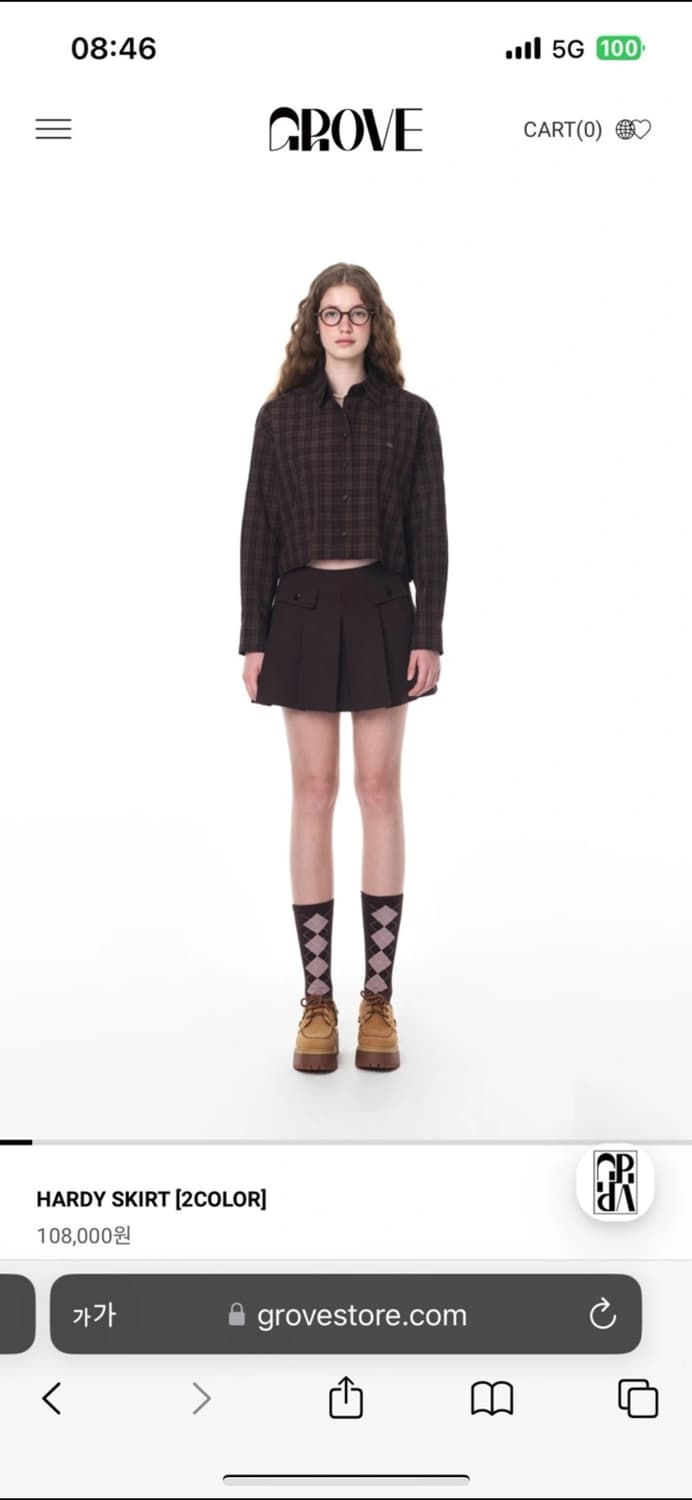그로브 HARDY SKIRT 상품이미지1