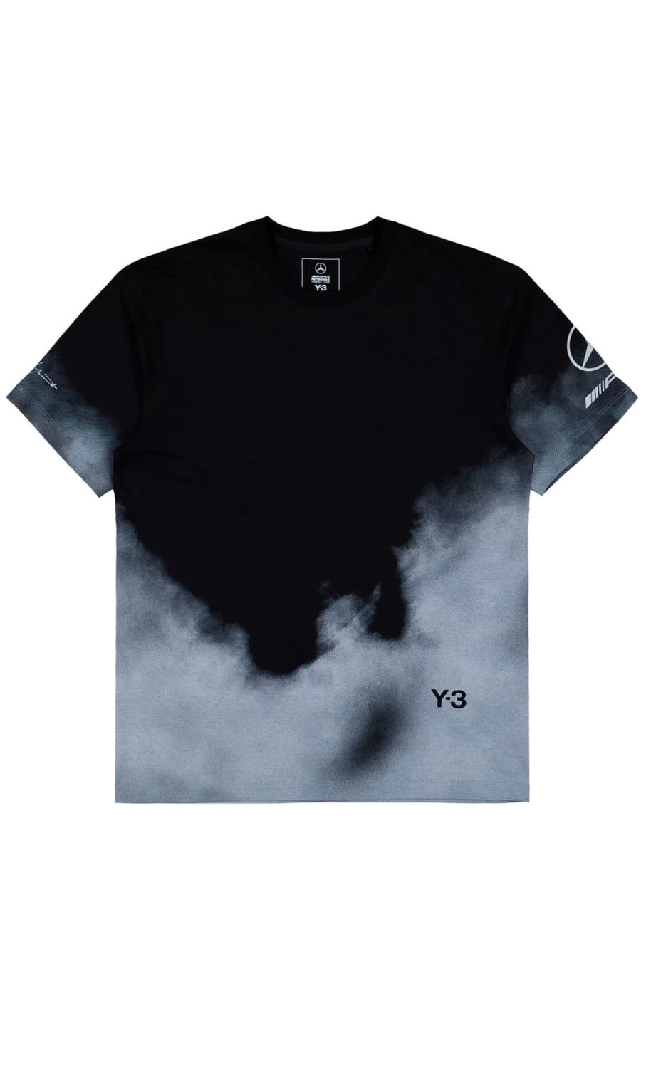 Y-3 메르세데스 - AMG 페트로너스 포뮬러 1 팀 투어 반팔 티셔츠 상품이미지1