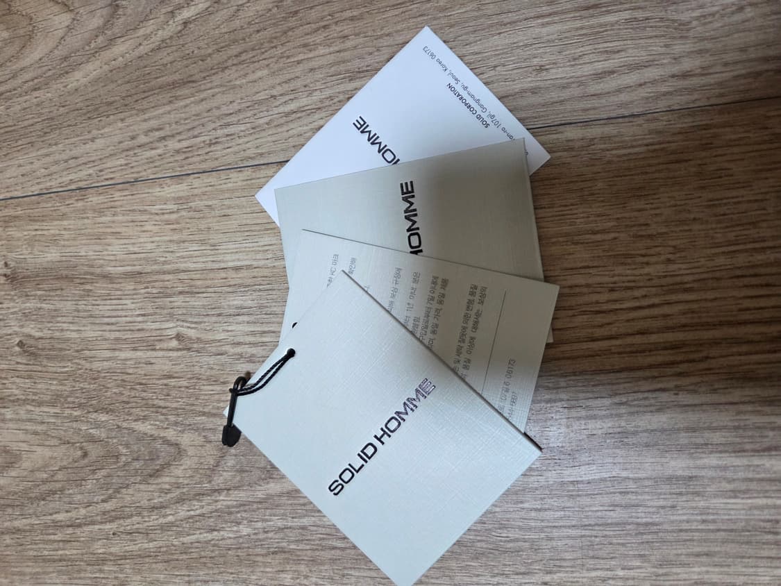 솔리드옴므 검정 슬랙스 상품이미지9