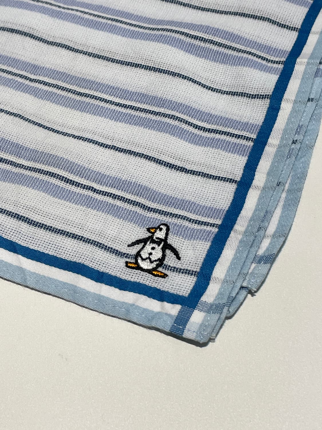 먼싱웨어 00s 재팬 자수 로고 쁘띠 손수건 A1449 상품이미지4