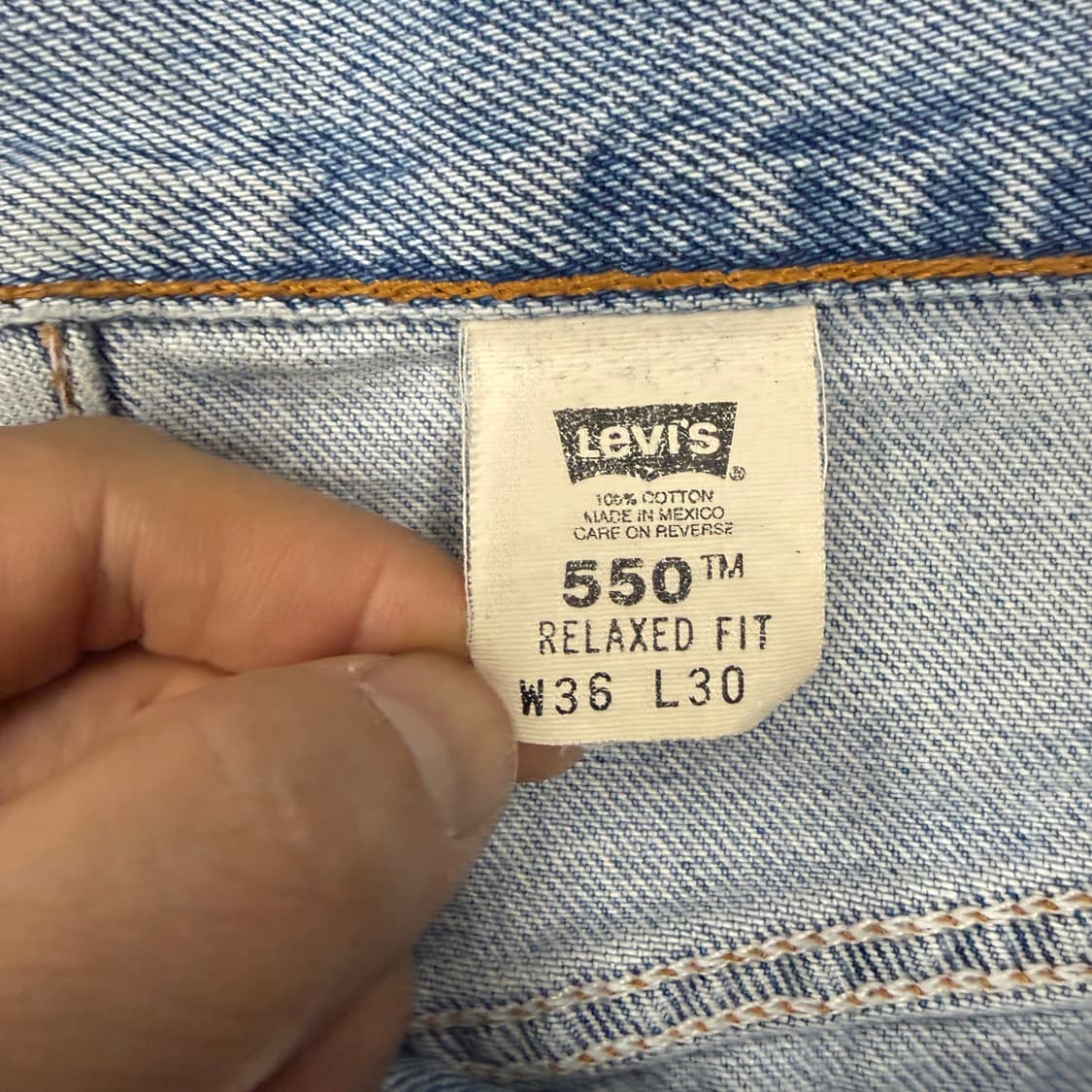 (34)90s리바이스 Levis 550 데님팬츠(릴렉스드 핏) 상품이미지4