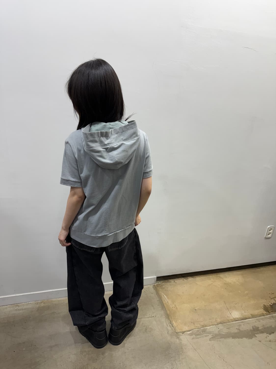 질 샌더 반팔 후드집업 자켓 상품이미지7