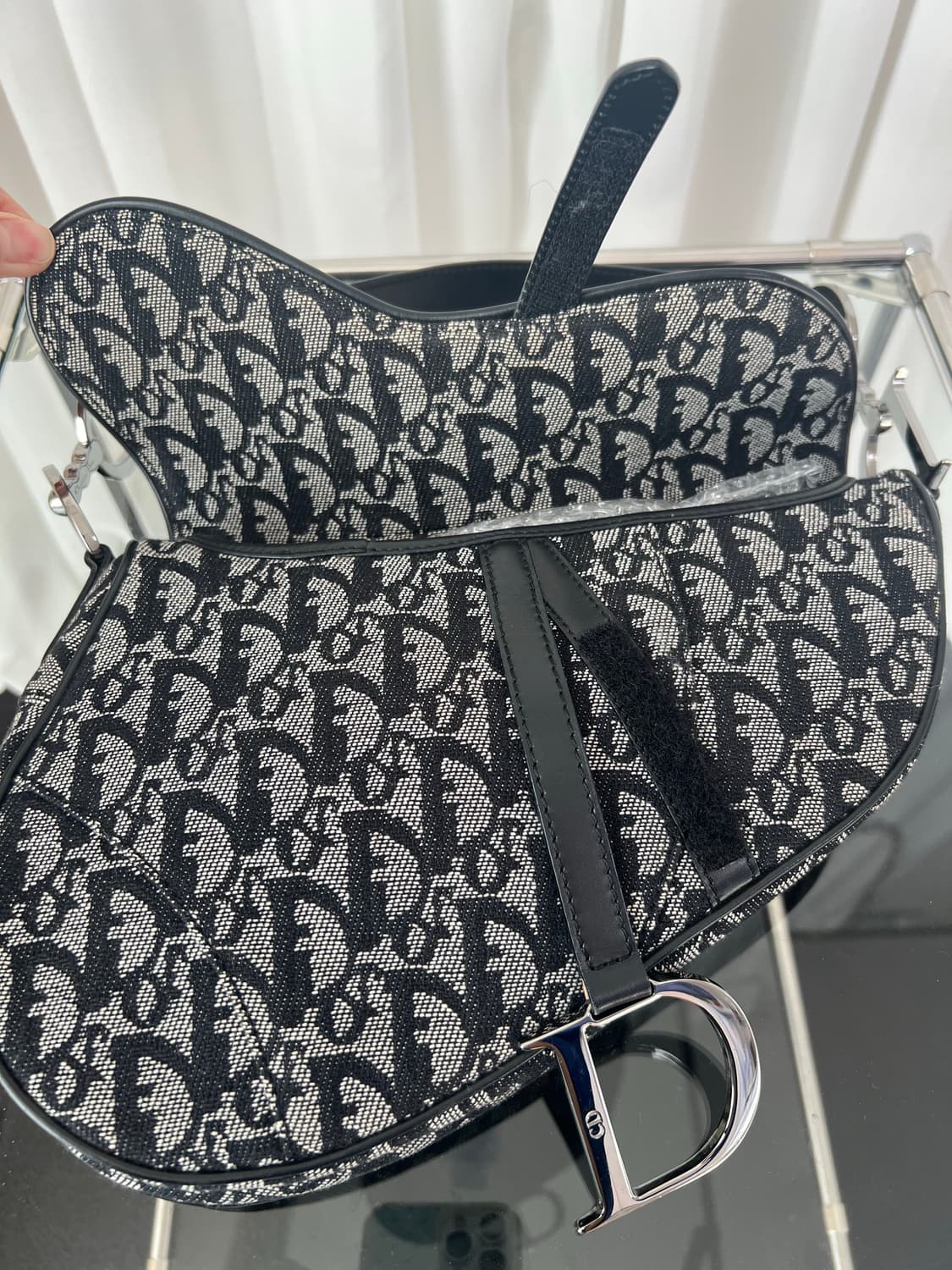 크리스찬 디올 2002 오블리크 새들백  상품이미지9