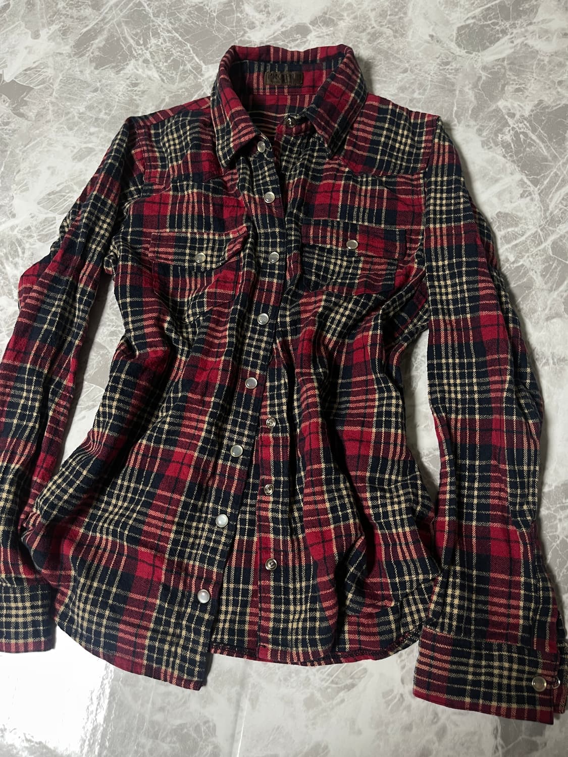 (Japanese vintage)punk check shirts 상품이미지4