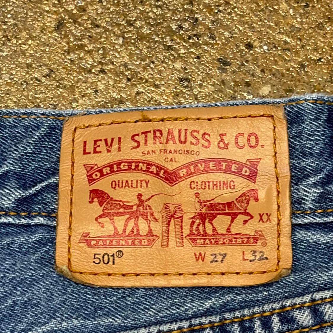 USA 빈티지 리바이스 501 여성 청바지 상품이미지10