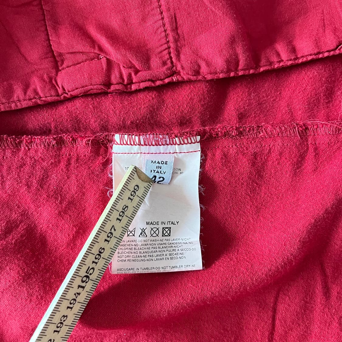 메종 마르지엘라 MM6 Maison Margiela 레드 스커트 상품이미지8