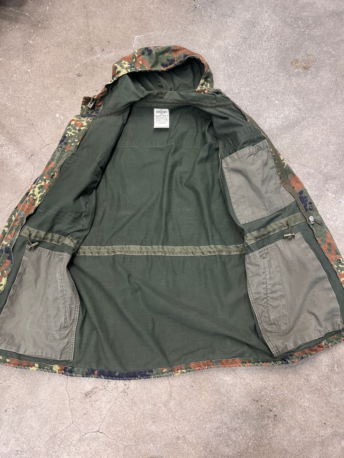 독일군 플렉탄 카모 필드 야상 자켓 상품이미지7