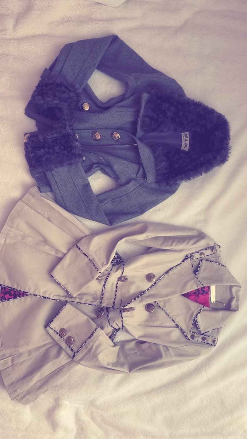 D.I.A 트렌치 코트 아이보리 색 판매 상품이미지1