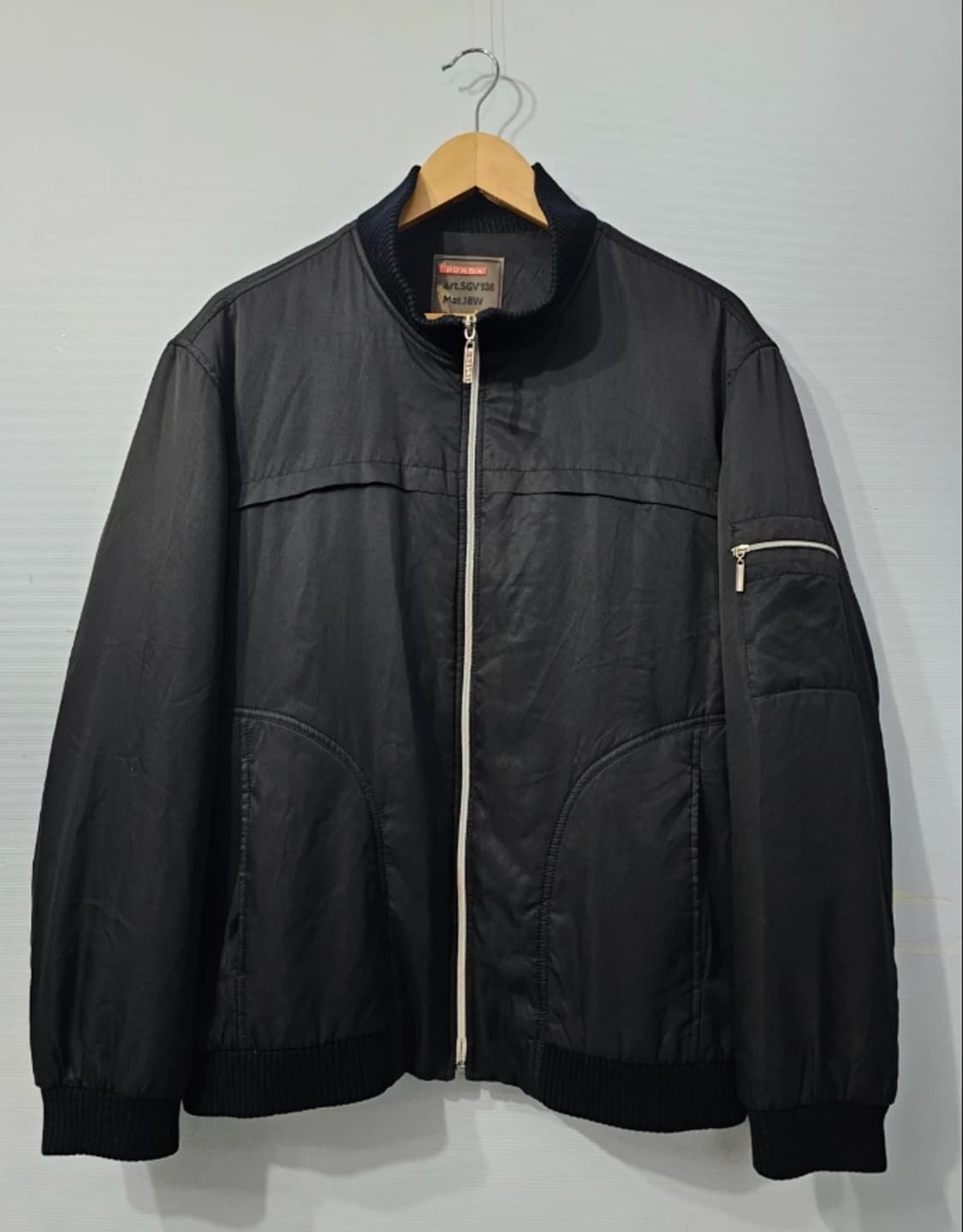 프라다 남성 블루종 자켓 블랙 100 상품이미지2