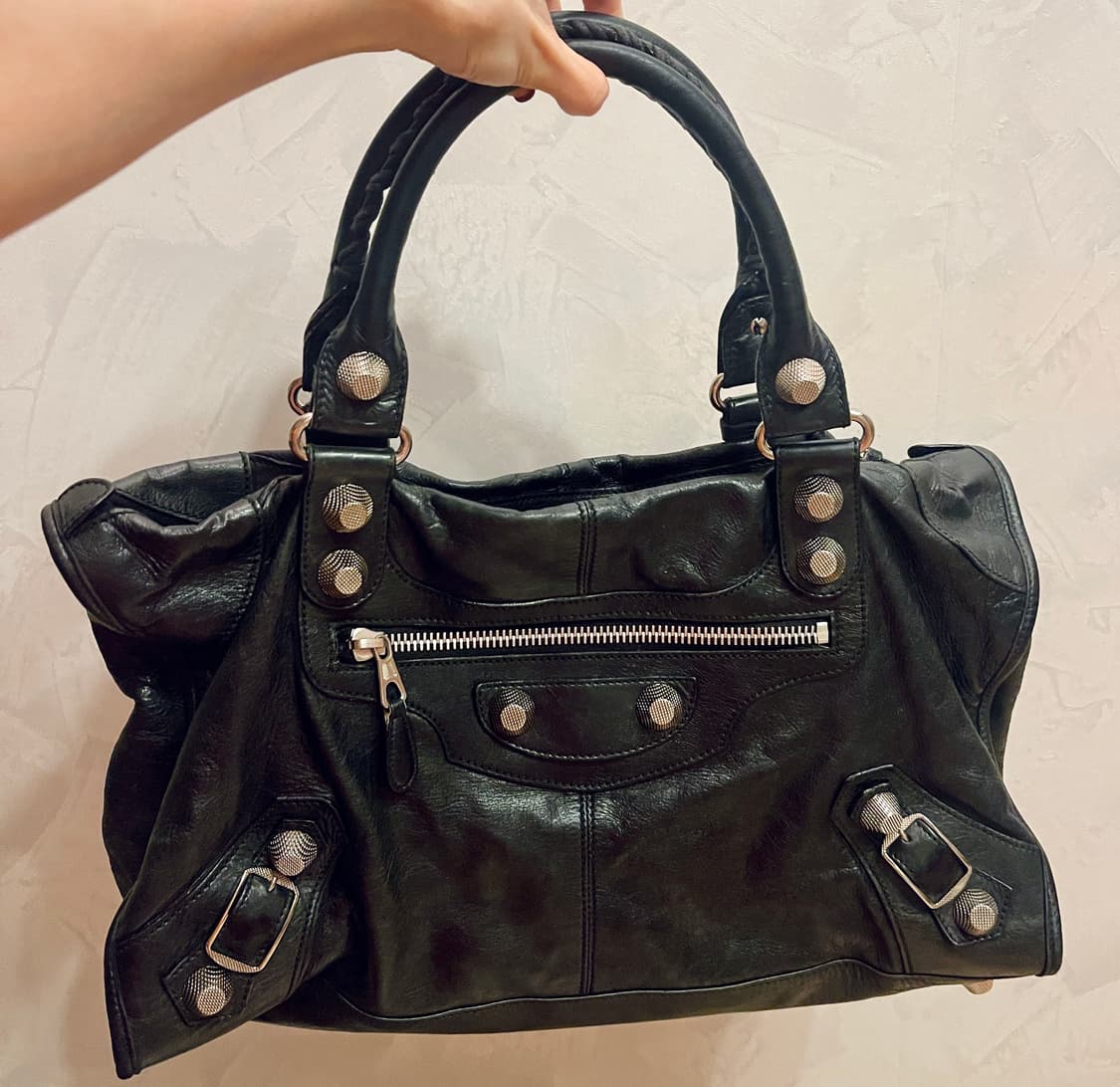 발렌시아가 Balenciaga자이언트 워크 백 블랙 상품이미지10