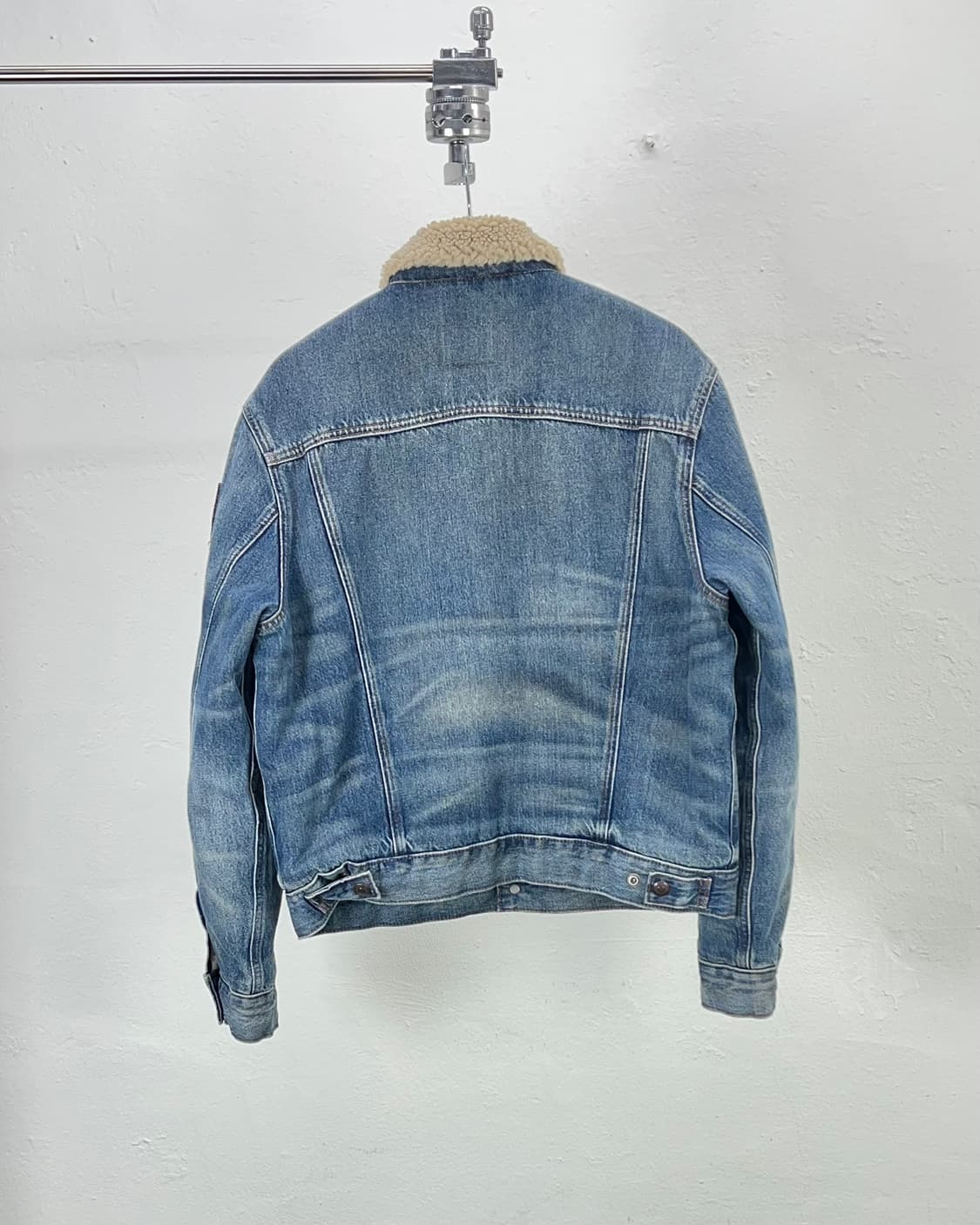 폴로 랄프로렌 덩가리 성조기 쉐르파 데님 트러커 자켓 상품이미지6