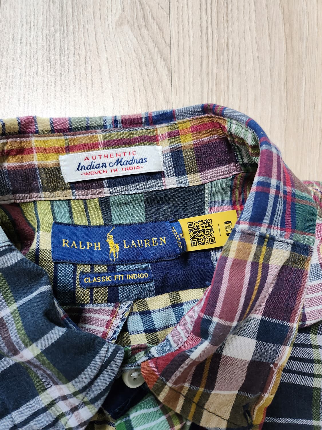 폴로랄프로렌 패치워크셔츠 (M 상품이미지7