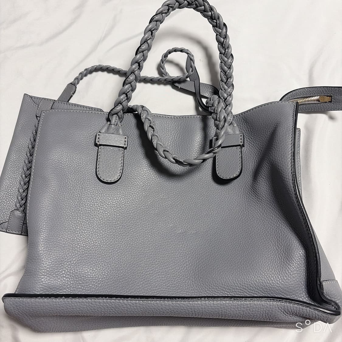 발렌티노 가죽 숄더백 그레이 상품이미지2