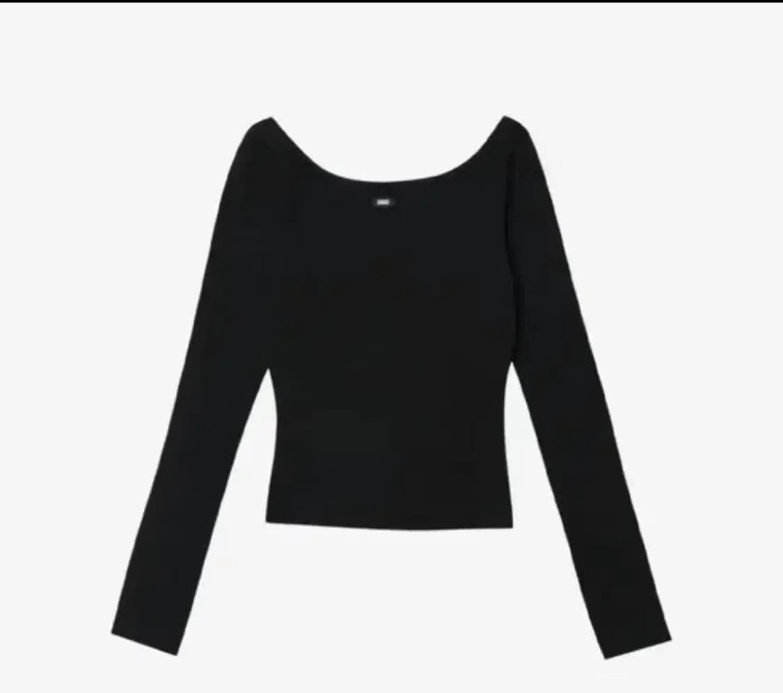 보헤미안서울 베이직 보트넥 슬리브리스 블랙 상품이미지2