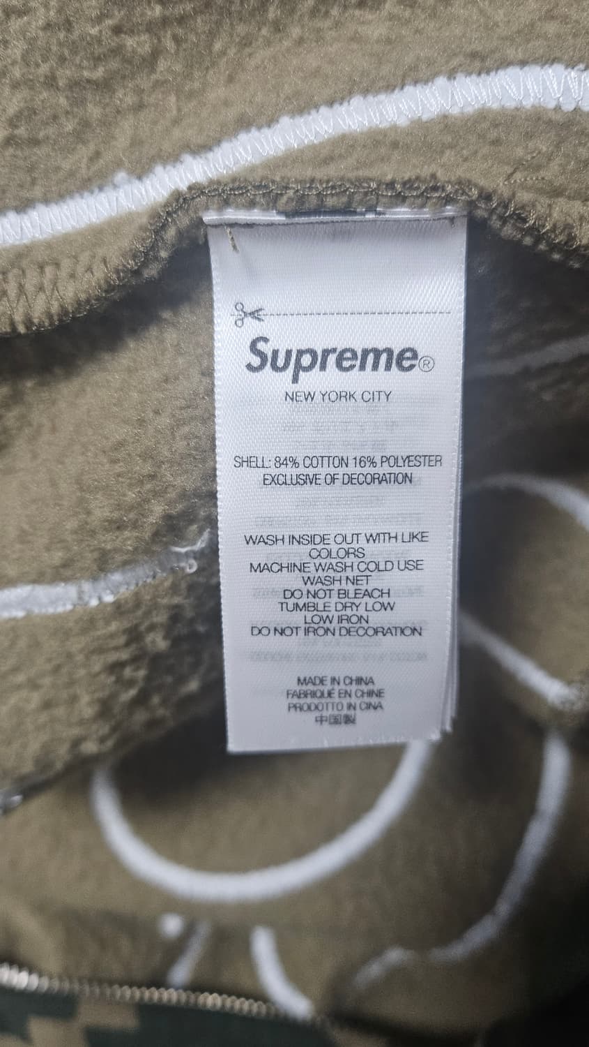 정품)슈프림 카모 후드집업 M 상품이미지3