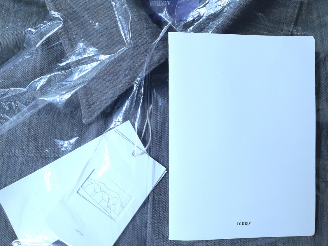 [ 미개봉 ] 미나브 버티컬 스트리킹 크롭 자켓 XL 상품이미지4