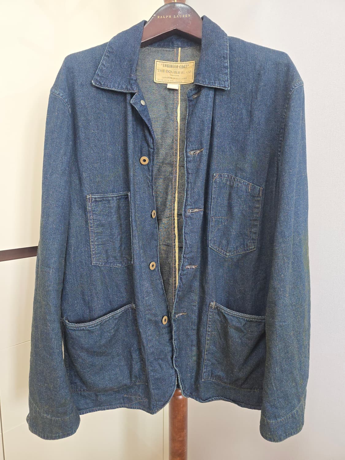 더블RL 엔지니어 코트  (Indigo Denim), M사이즈 상품이미지1