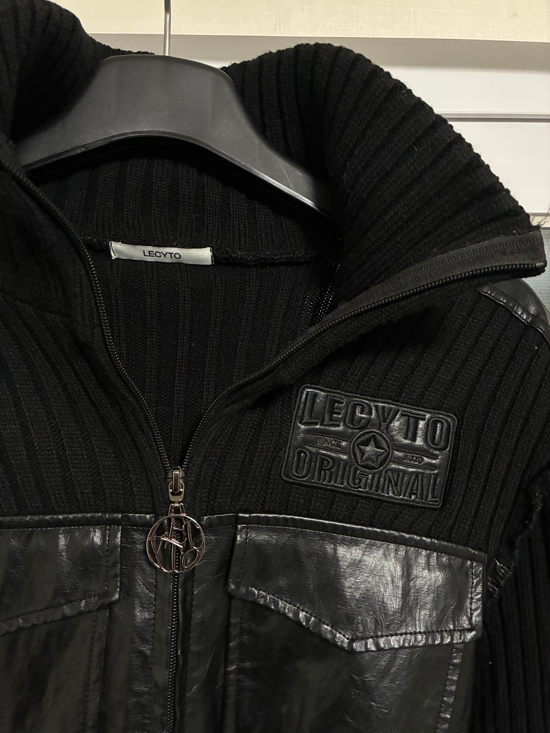 레씨토 레더 집업 상품이미지3