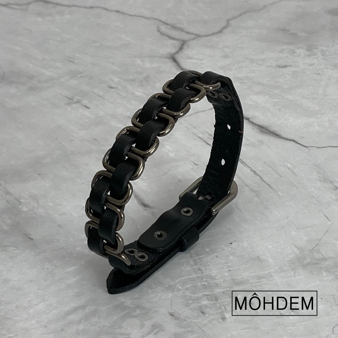 [Unisex] 스터드 빈티지 가죽팔찌 상품이미지7