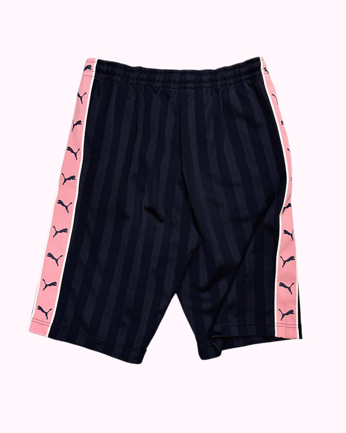 pink navy stripe logo shorts 상품이미지3