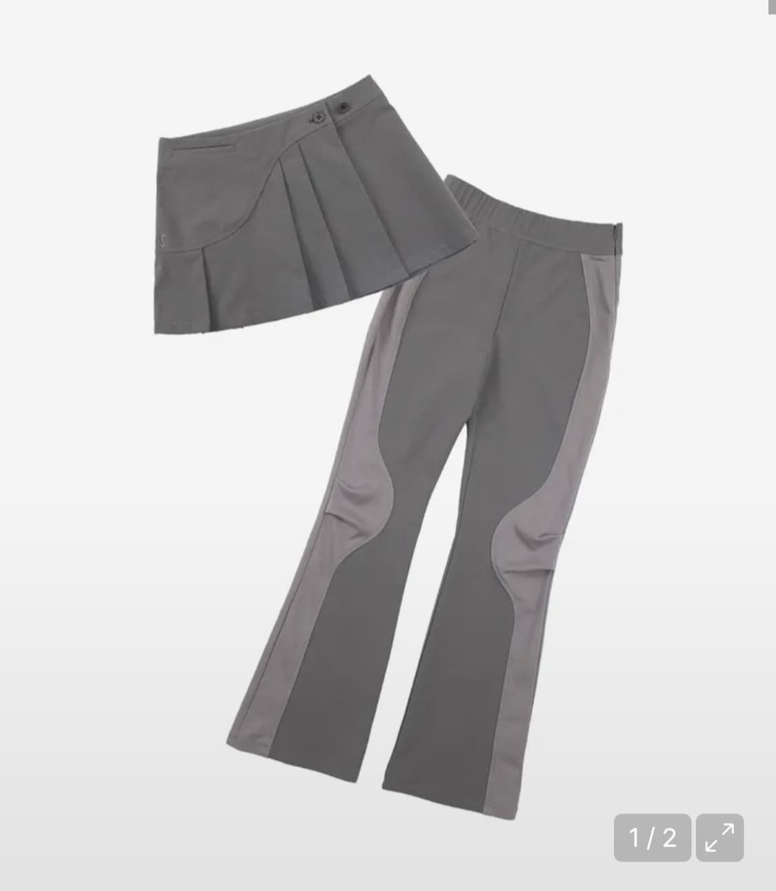 오호스 2way 스커츠팬츠 셋업 상품이미지1