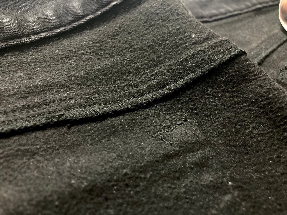 게스 기모 안감 블랙진 데님팬츠 36-38 상품이미지8