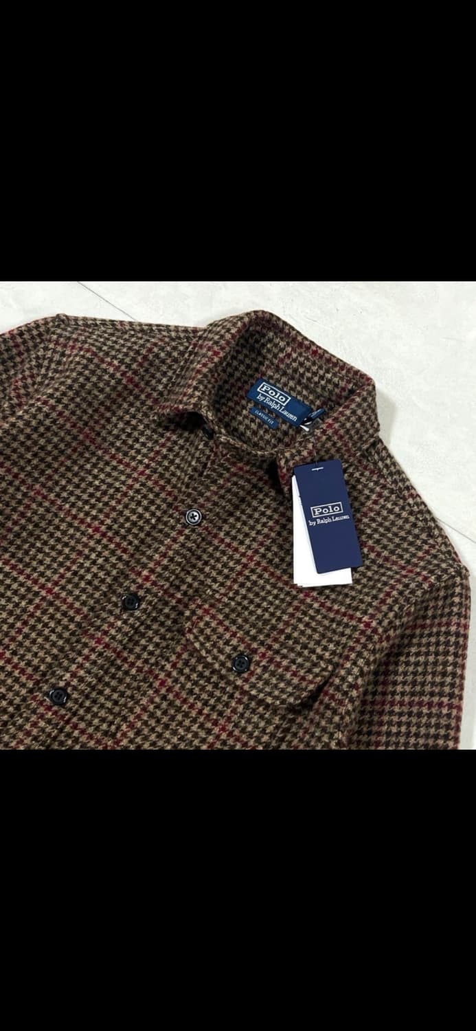 폴로 랄프로렌 / 스웨이드 패치 울 오버셔츠 / S, M 상품이미지2