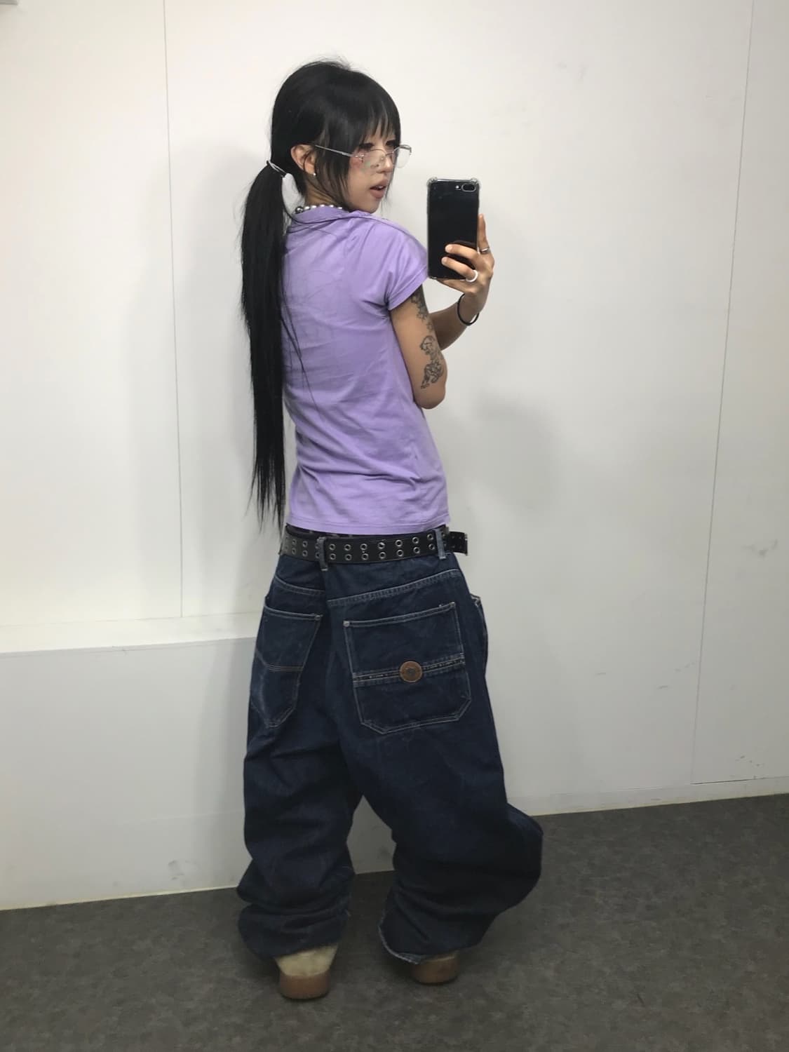 Hysteric Glamour Lavender/Pink Logo Tee 상품이미지8