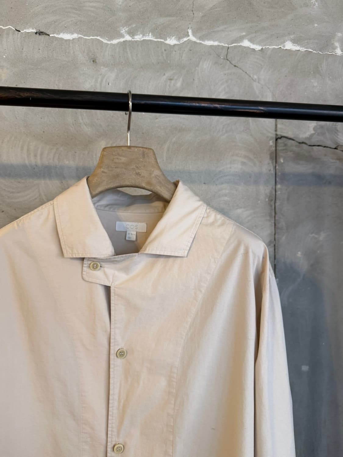 COS 코스 오픈칼라넥 셔츠 100 상품이미지7
