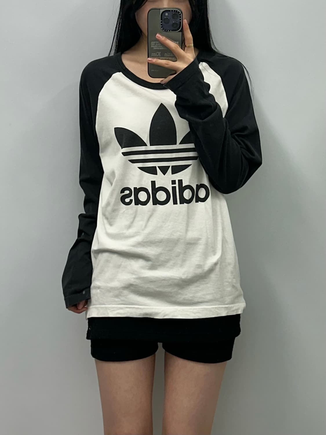 아디다스 트레포일 나그랑 오래오 배색 롱슬리브 긴팔티 상품이미지1