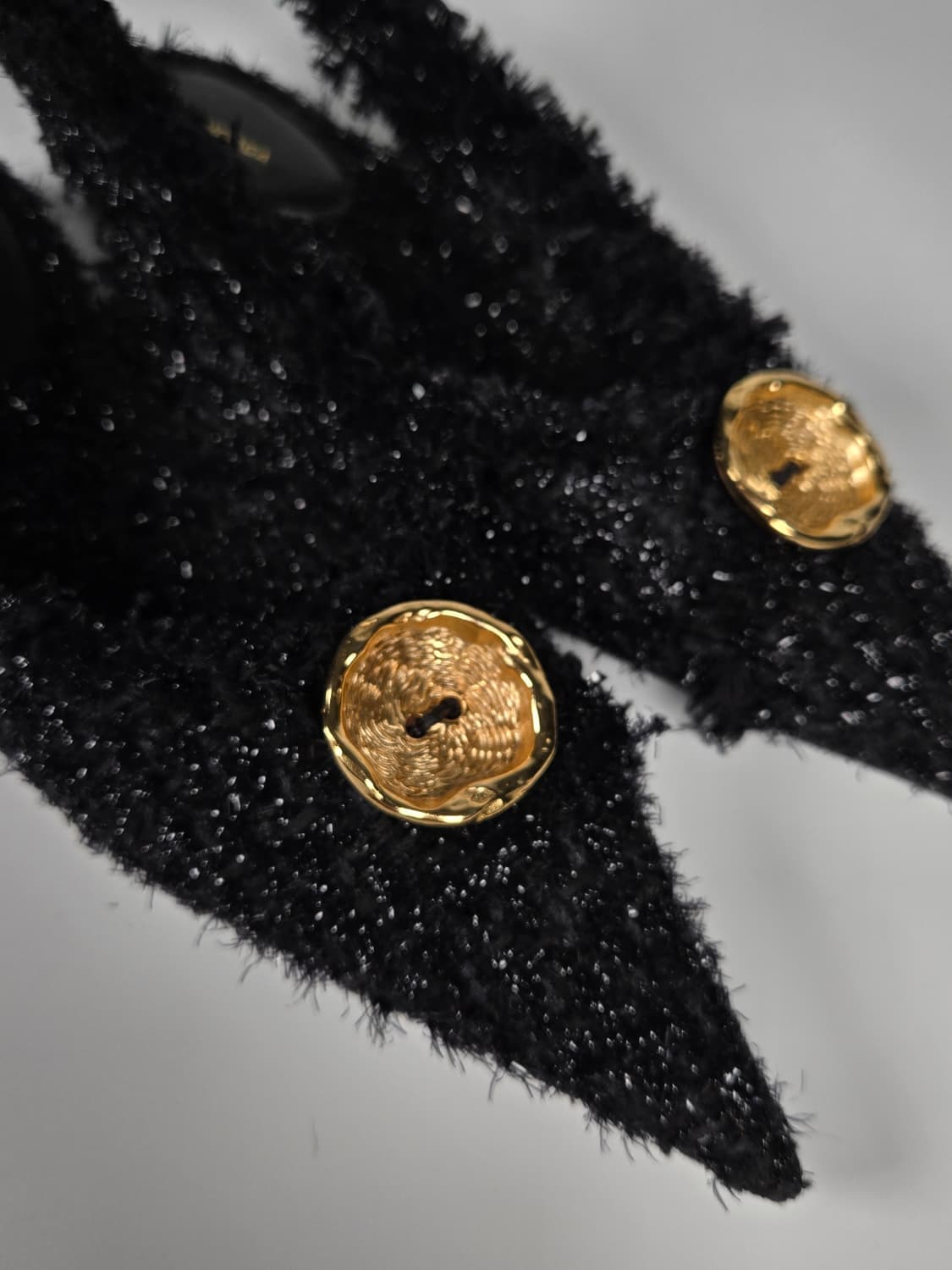 발렌시아가 스카파 트위드 루렉스 슬링백 플렛 36.5 상품이미지3