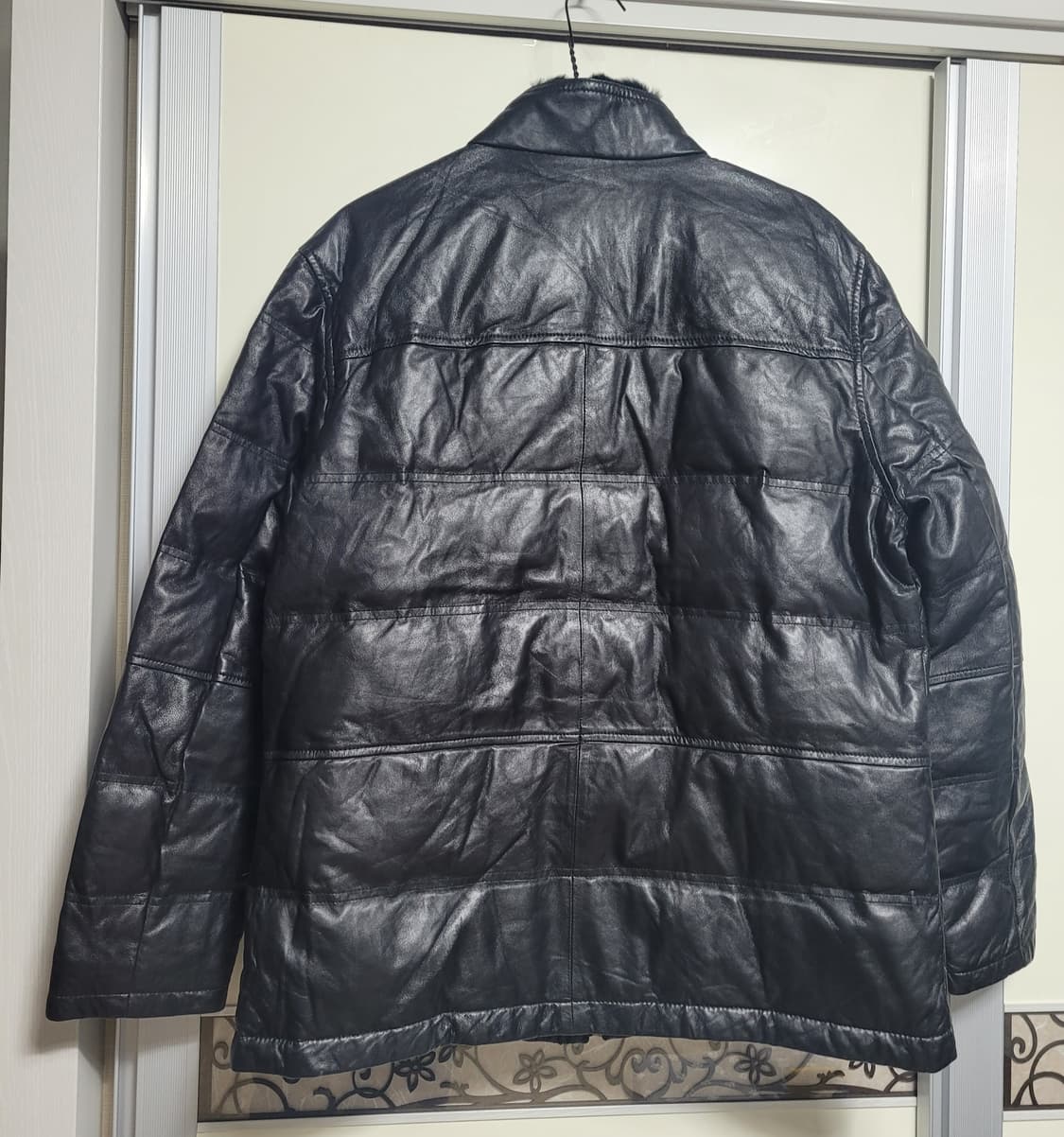 남성 양가죽 위즐카라 구스다운 상품이미지2