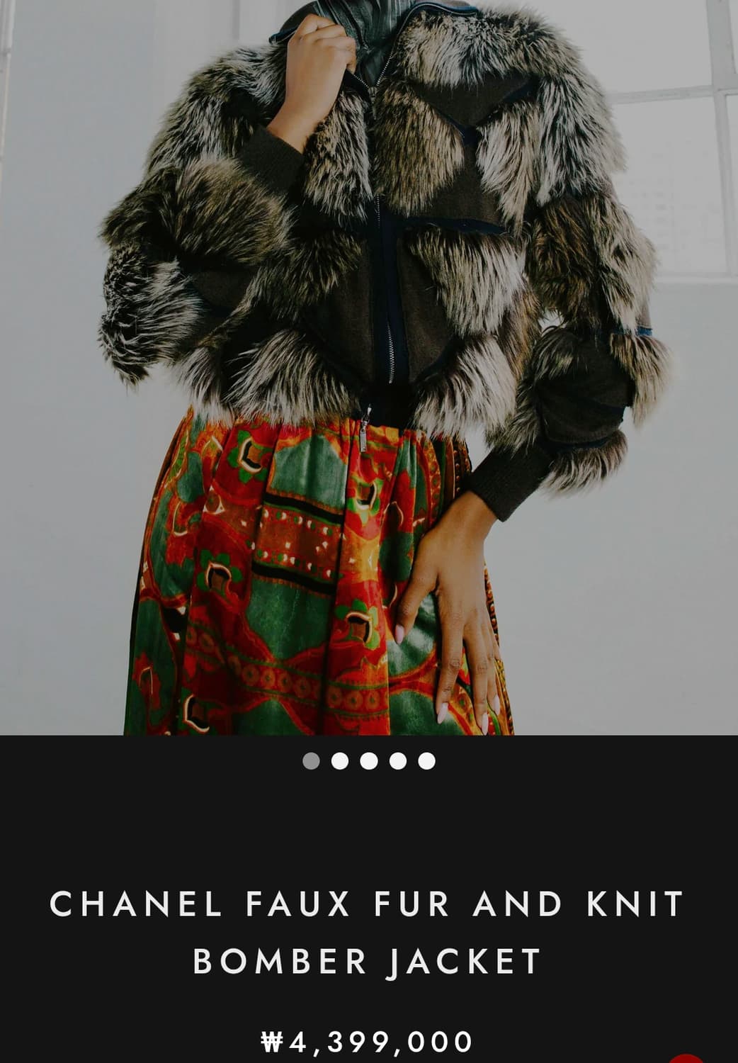 샤넬 캐시미어 faux퍼 자켓 상품이미지2