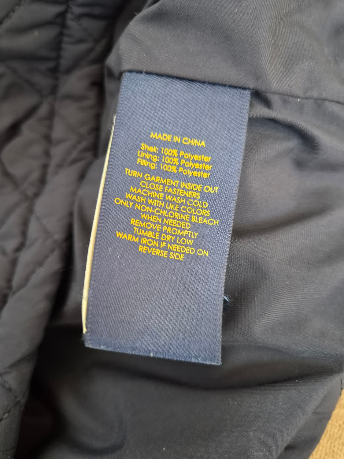 폴로랄프로렌 주니어(여성가능) 퀄팅경량자켓 L(14-16) 상품이미지7