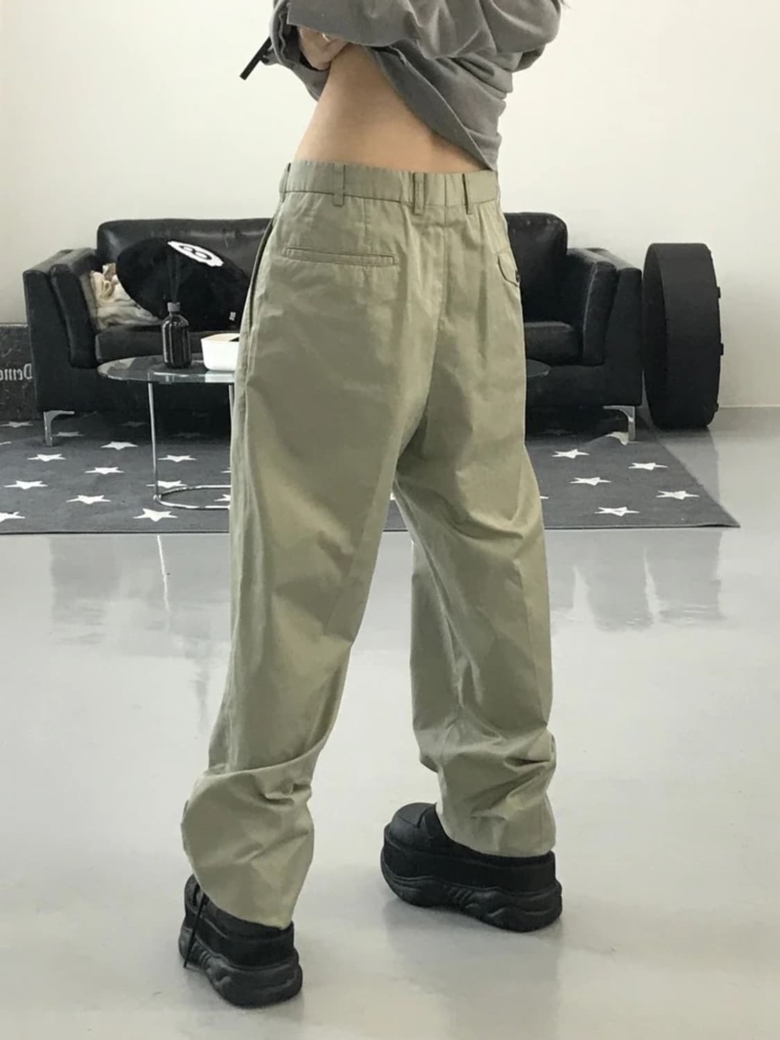 버버리 베이지 팬츠 상품이미지2