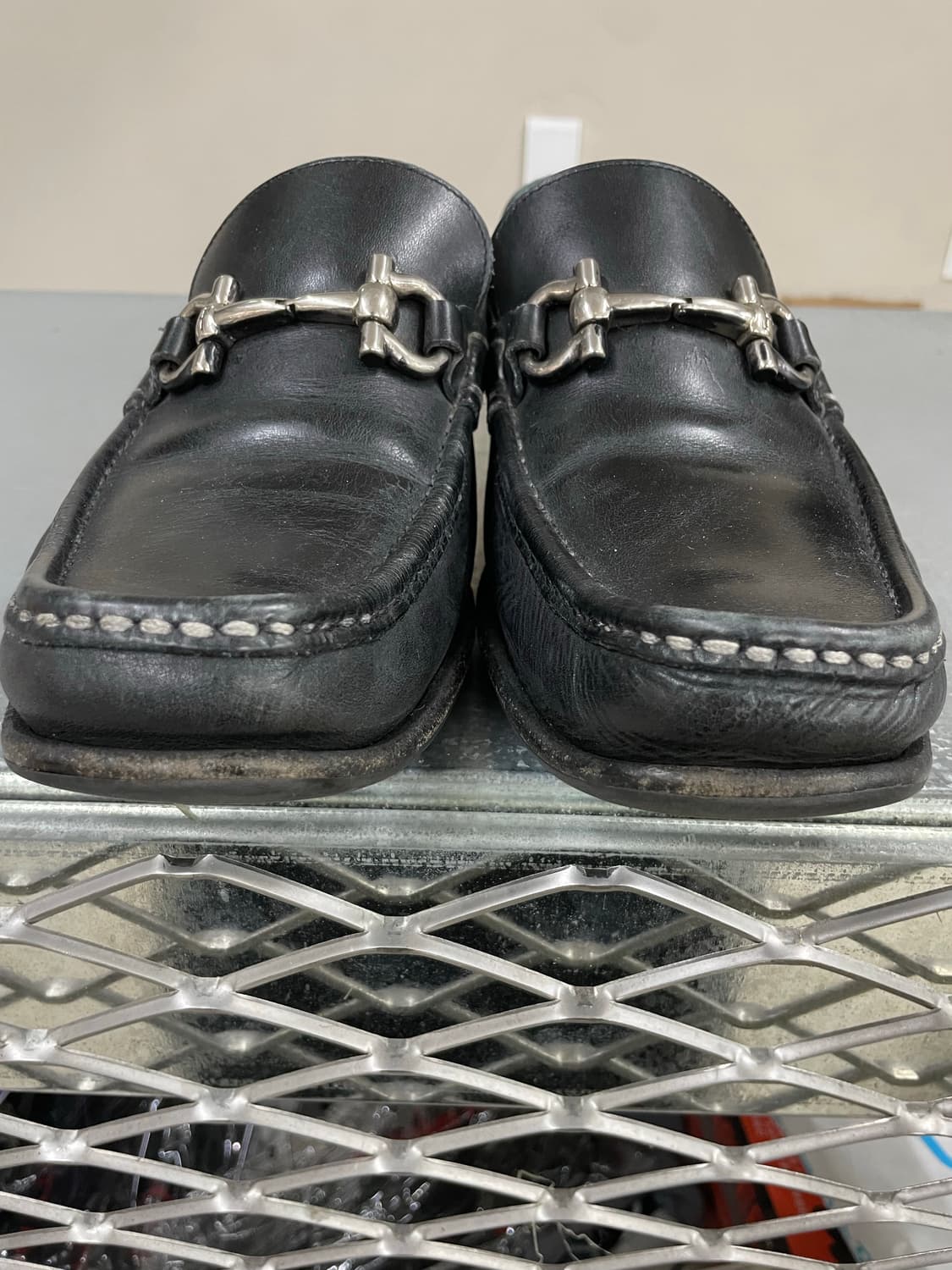 페레가모 간치니 레더 로퍼 7.5  상품이미지8