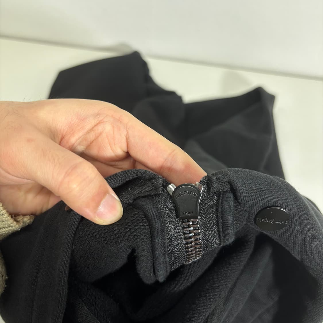 L 팜엔젤스 블랙 루즈오버핏 야자수패치 스웻후드집업 상품이미지5