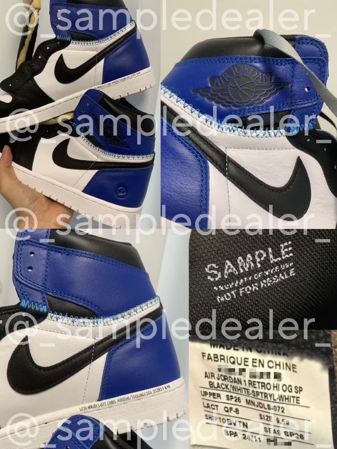 [백도어] 샘플 프라그먼트 유니온 조던 캔슬드 페어 상품이미지1