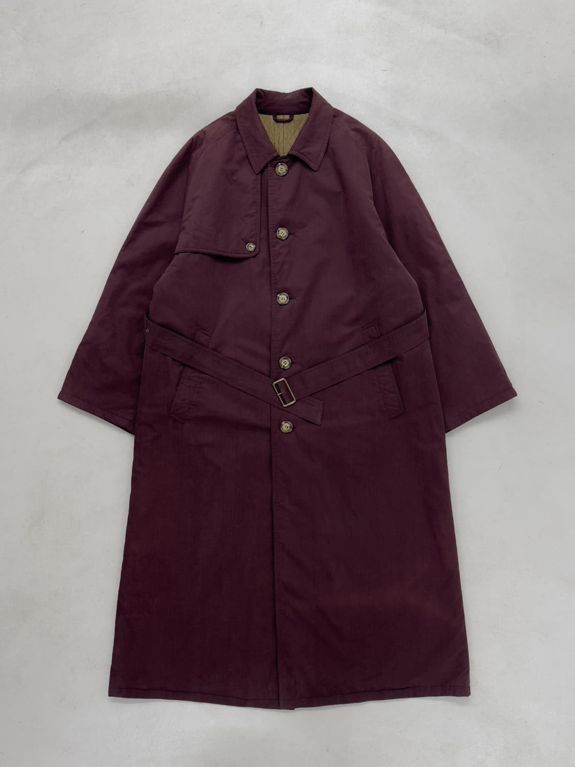 90년대 조르지오 아르마니 발마칸 퀼팅 코트 상품이미지2