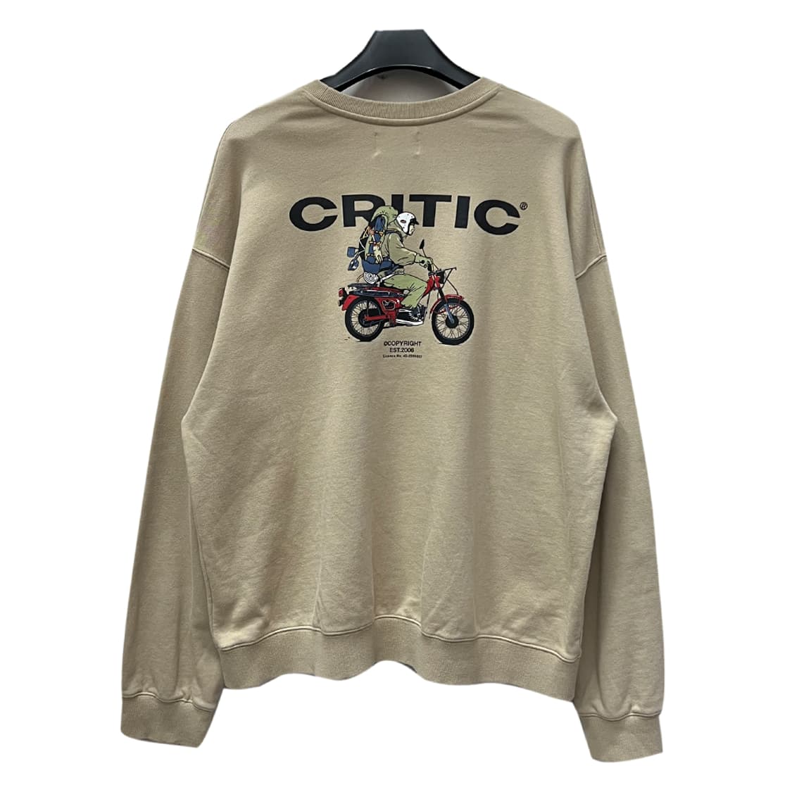 크리틱 캠퍼 치킨 스웻 맨투맨 XL 상품이미지3