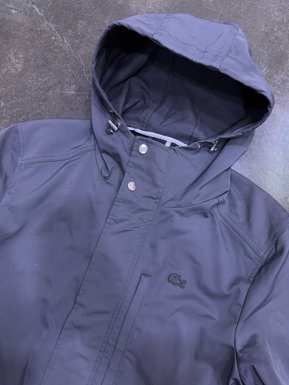 라코스테 사파리 후드 코트 그레이 M 상품이미지3