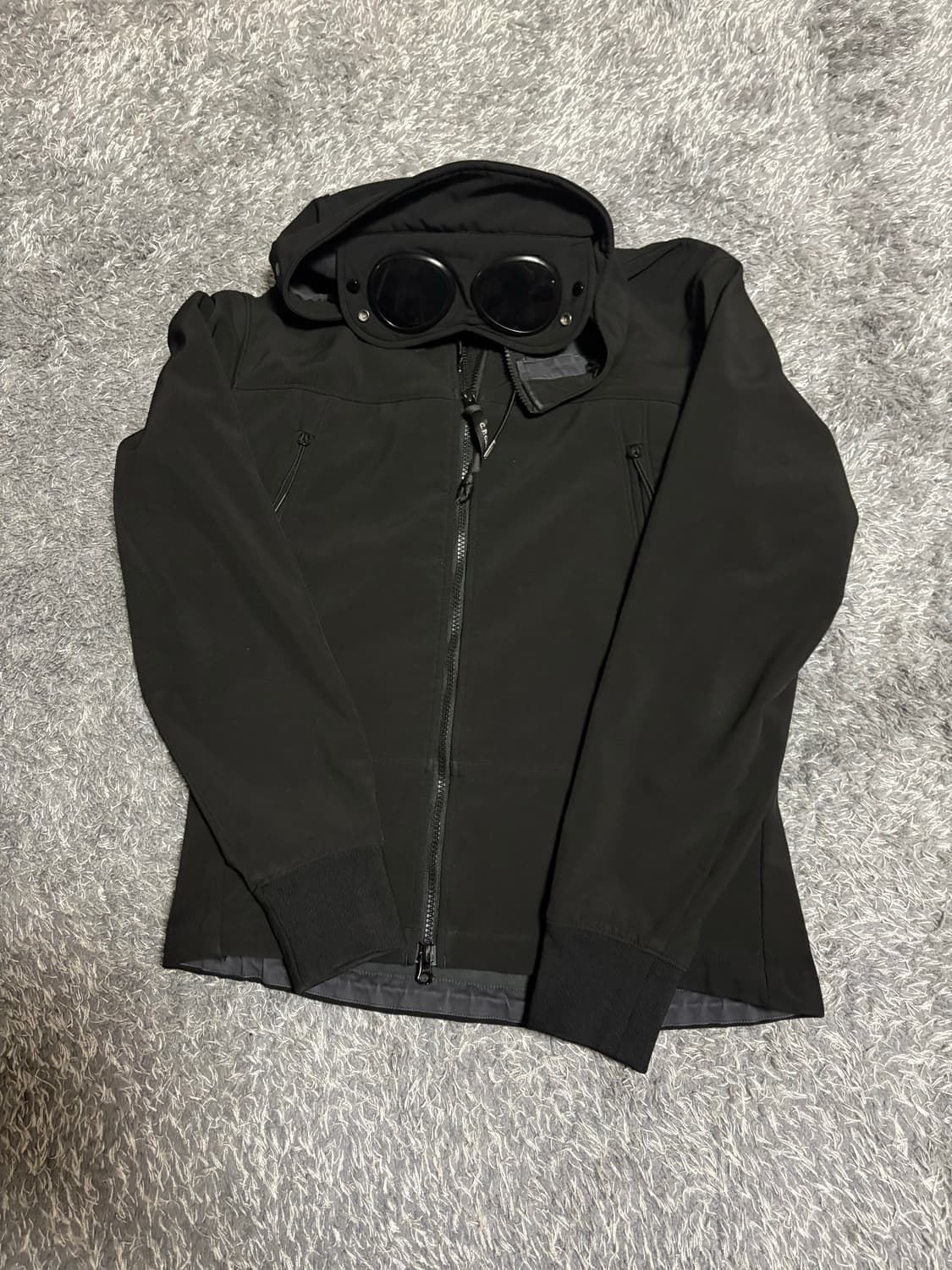 cp컴퍼니 cp쉘 후드집업 블랙 상품이미지1